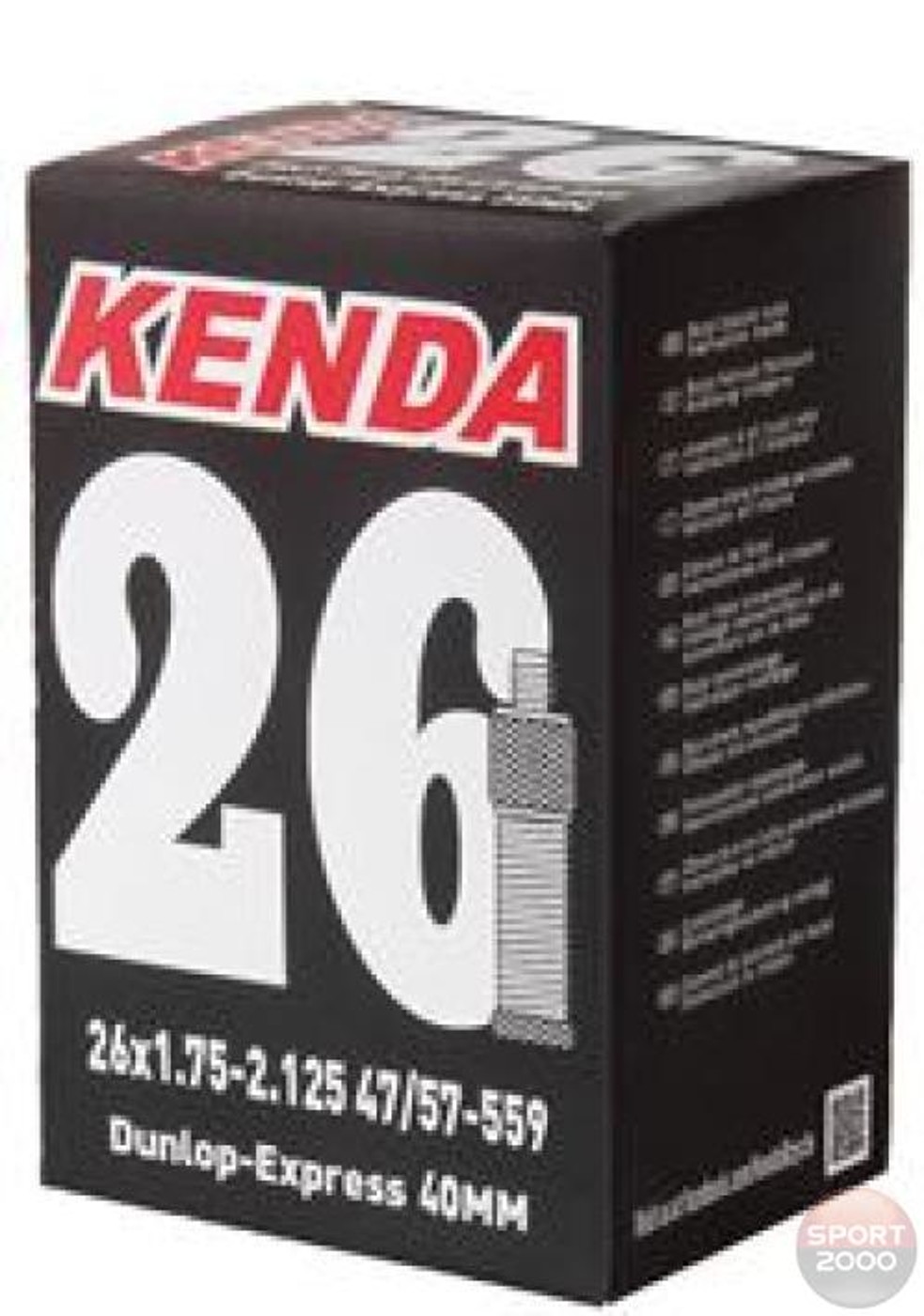 KENDA Schlauch 20" 1.75/2.125 A/V