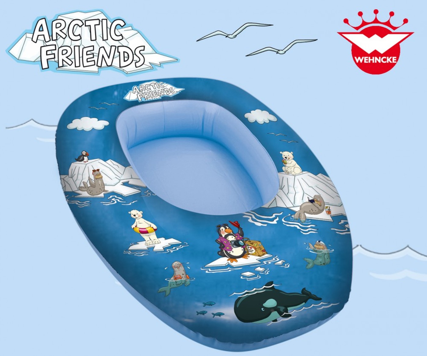 HAPPY PEOPLE Kinderboot ARCTIC FRIENDS - Kinder