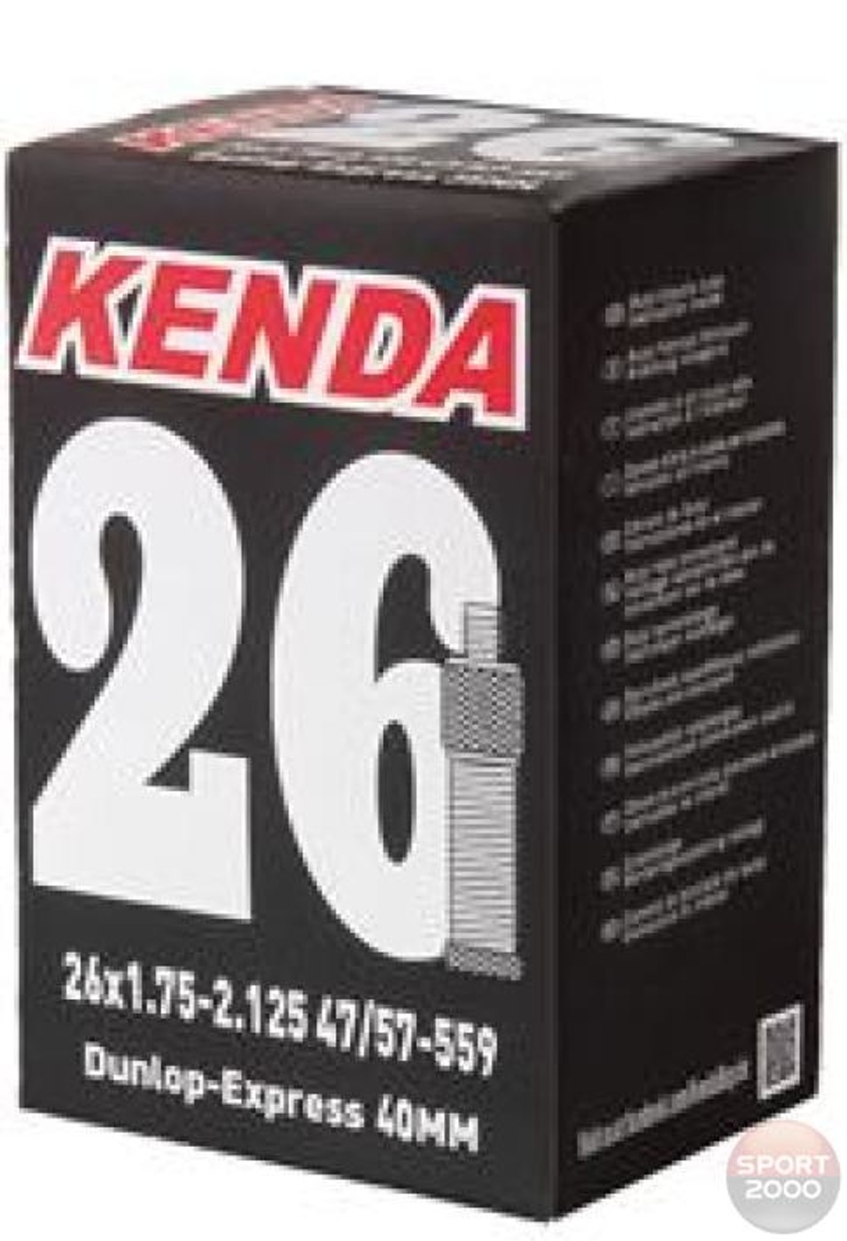 KENDA Schlauch 16"1.75/2.125 A/V