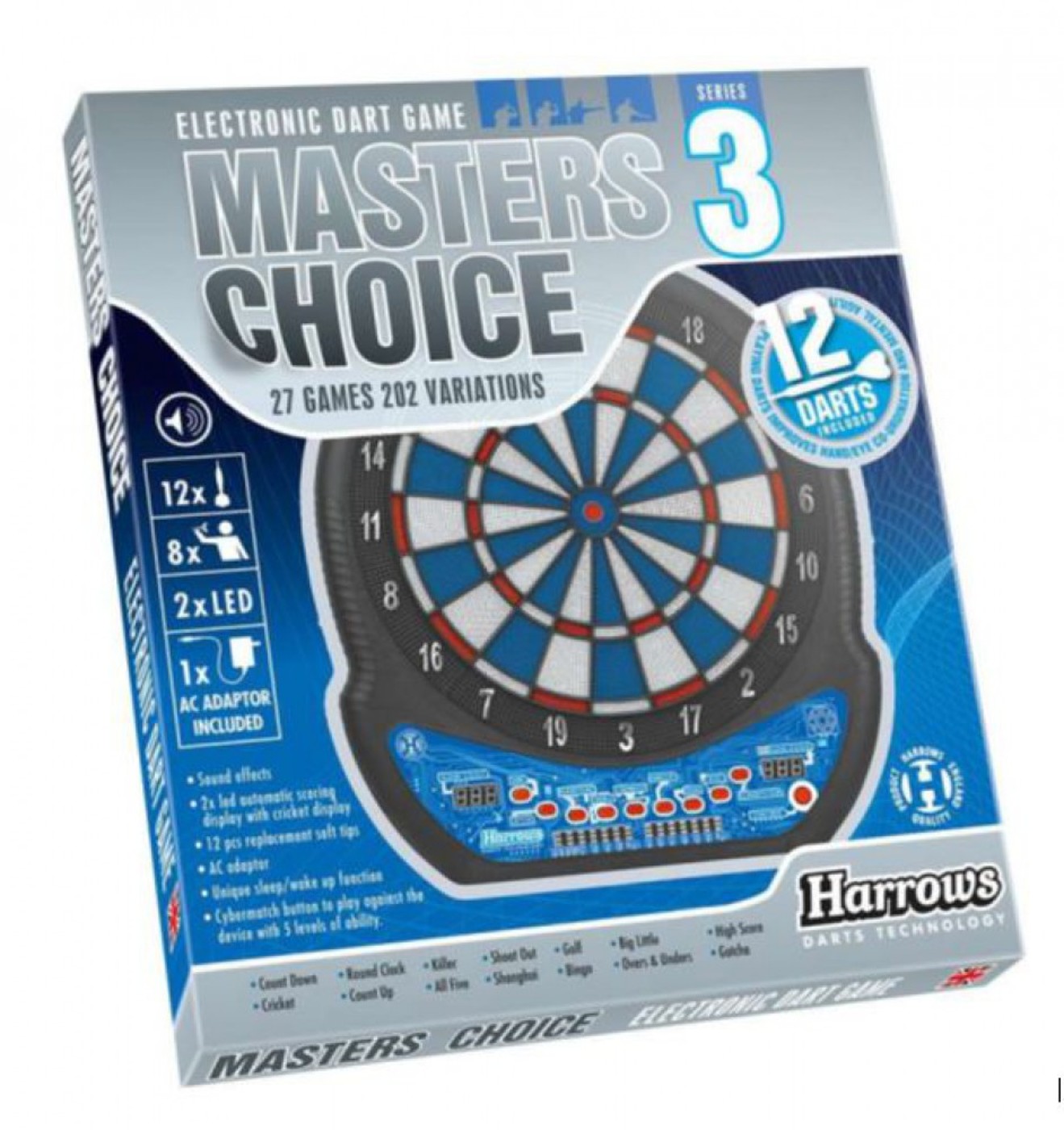 HARROWS Dartboard Masters Choice 3